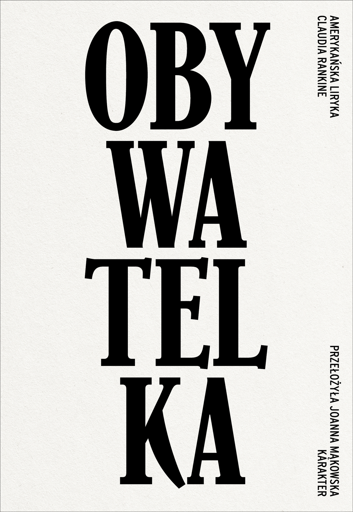 Obywatelka. Amerykańska liryka